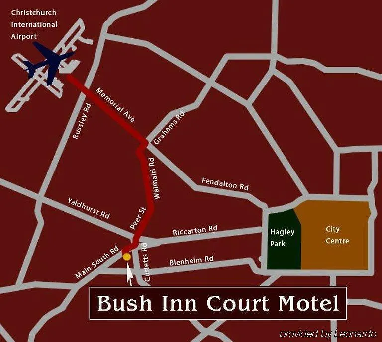 Bush Inn Court Motel Christchurch New Zealand